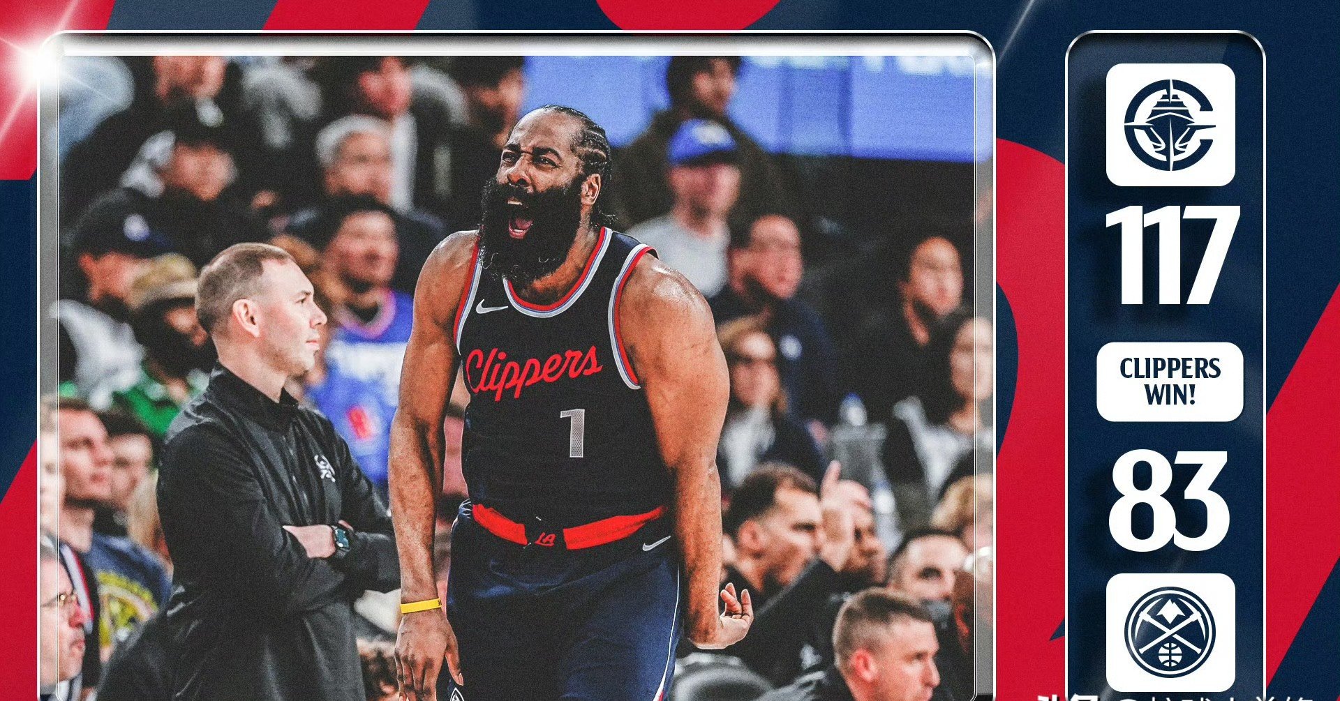 包含控卫伤缺，掘金队内线表现出众的词条