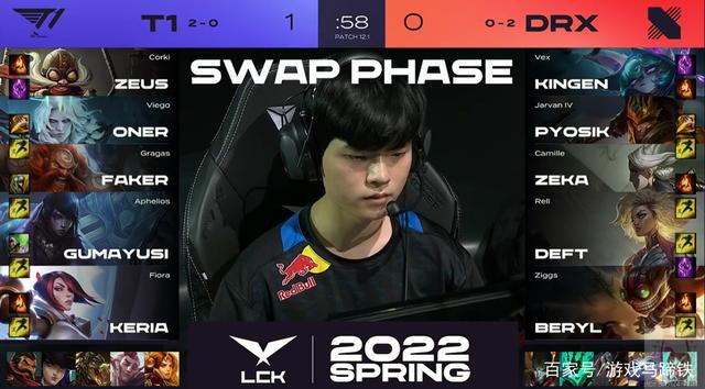 DRX碾压T1，Zeus拿下关键大龙小组赛2:0（巴黎）